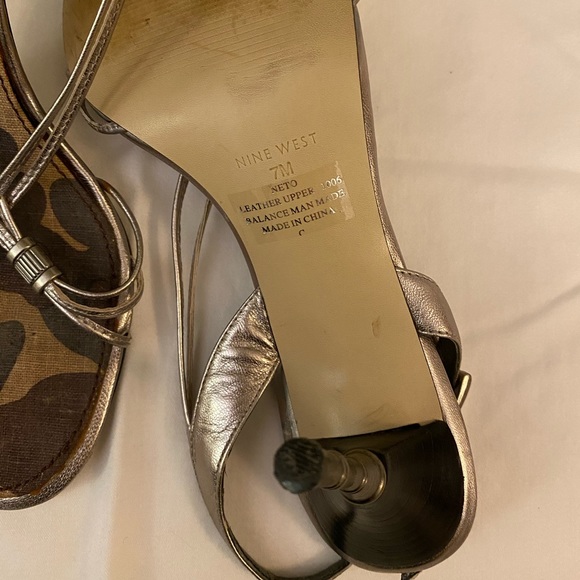 Nine West High Heels with Army Pattern - Picture 5 of 8
